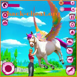 My Flying Unicorn Horse Game icon