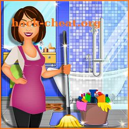 My Girl Mansion Cleaning Games icon