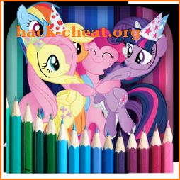 My little Coloring Pony pages icon