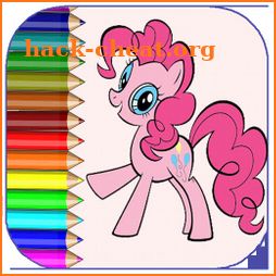 My Little Pony Coloring unicorn icon