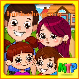 My mini town: home games for kids- My family games icon