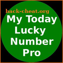 My Today Lucky Number Pro icon