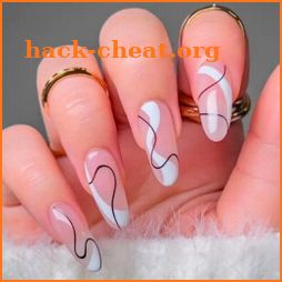 Nail designs art nail polish icon