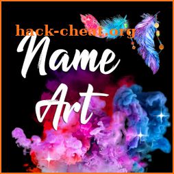 Name Art Maker 🖍️ Write Text on Background icon