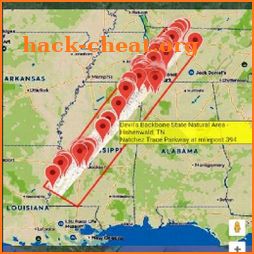 Natchez Trace Tour Maps Aligned Offline - v2 icon