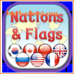 Nations and Flags. Pro. icon