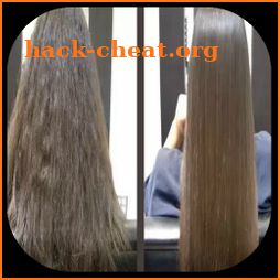 Natural keratin for dry hair icon