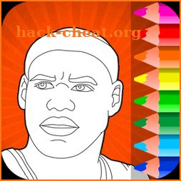 NBA Basketball Coloring Pages Game icon