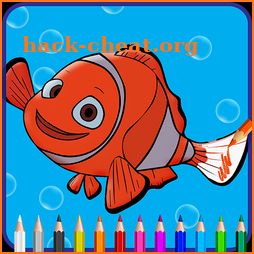 Nemmo Doodle Fish Coloring Book icon