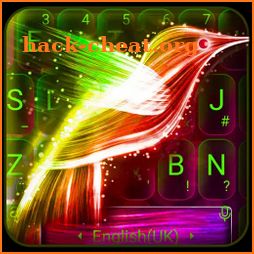 Neon Bird Keyboard Theme icon