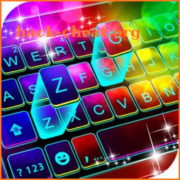 Neon Color 3d Keyboard Theme icon