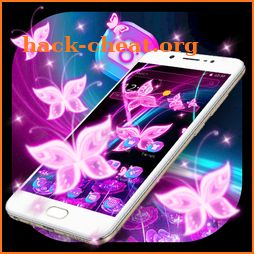 Neon Color Butterfly Theme icon