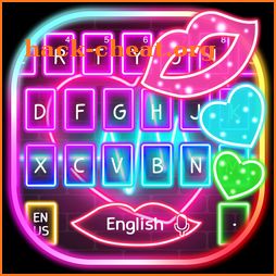 Neon Color Heart keyboard icon
