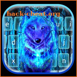 Neon Colorful Wolf Theme icon