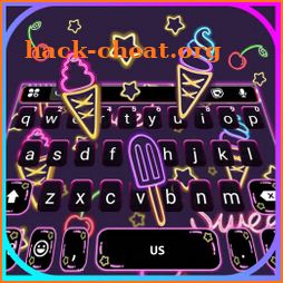 Neon Doodle Keyboard Theme icon
