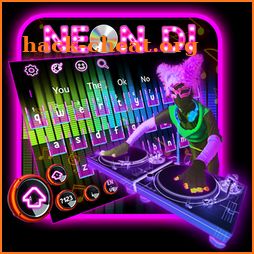 Neon Duo DJ keyboard icon