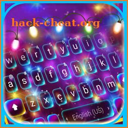 Neon Flash Color Lights Keyboard Theme icon