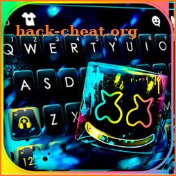 Neon Graffiti DJ Keyboard Theme icon