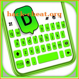 Neon Green Chat Keyboard Theme icon
