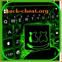 Neon Green DJ Keyboard Theme icon