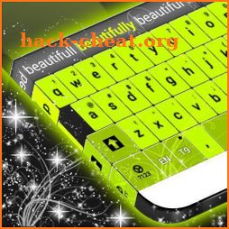 Neon Green Letters Keyboard icon
