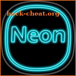 Neon icon pack ligth Blue icon