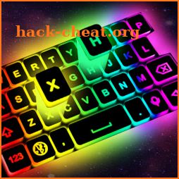 Neon Keyboard Theme - LED Light Background icon