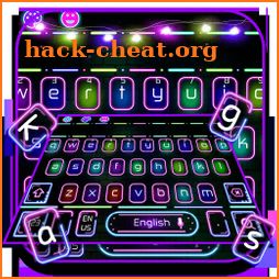 Neon LED Flash Keyboard Theme icon