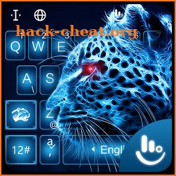 Neon Leopard Keyboard Theme icon