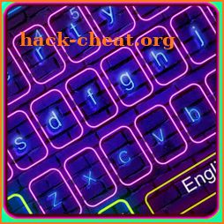 Neon Light Flash Keyboard Theme icon