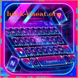 Neon Light Line Keyboard Theme icon