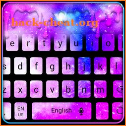 Neon Liquid Galaxy Keyboard icon
