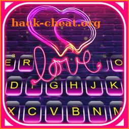 Neon Love 2 Keyboard Theme icon