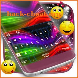 Neon Multicolor Keyboard Theme icon