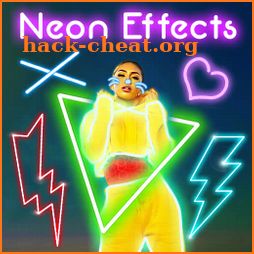Neon Photo Editor 💜 Light Effects for Pictures icon