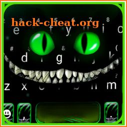 Neon Scary Smile Keyboard Theme icon