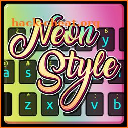 Neon Style Keyboard Theme icon