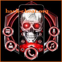 Neon Tech Skull Theme icon