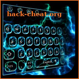 Neon Thunder Dark Keyboard icon