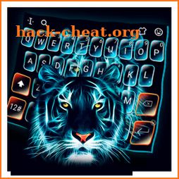Neon Tiger Blaze Keyboard Theme icon