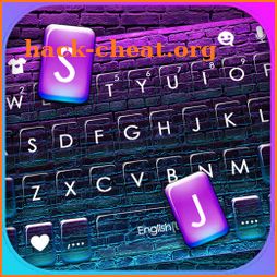 Neon Walls Keyboard Background icon