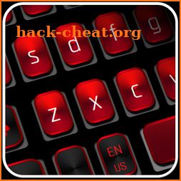 New Black Red Keyboard icon