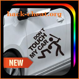 New Car Sticker Design icon