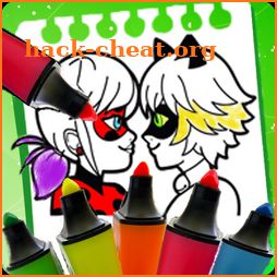 New Coloring Book for Ladybug & Cat Noir icon