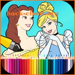 New Princess Coloring Book icon