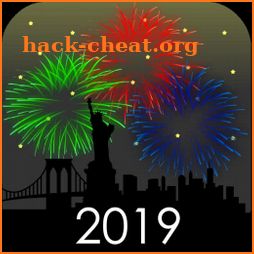 New Year 2019 Countdown Fireworks Live Wallpaper icon