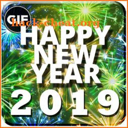 New Year 2019 GIF icon