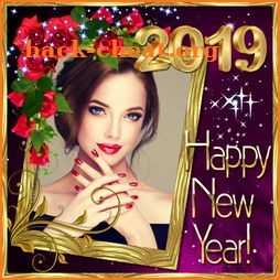 New Year 2019 Photo Frames , 2019 Greetings Cards icon