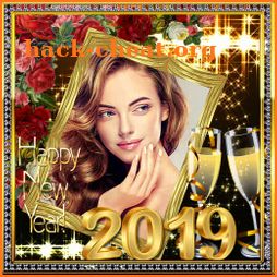 New Year 2019 Photo Frames ,Greetings Cards 2019 icon