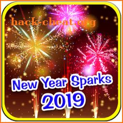 New Year 2019 Sparks Wallpapers icon